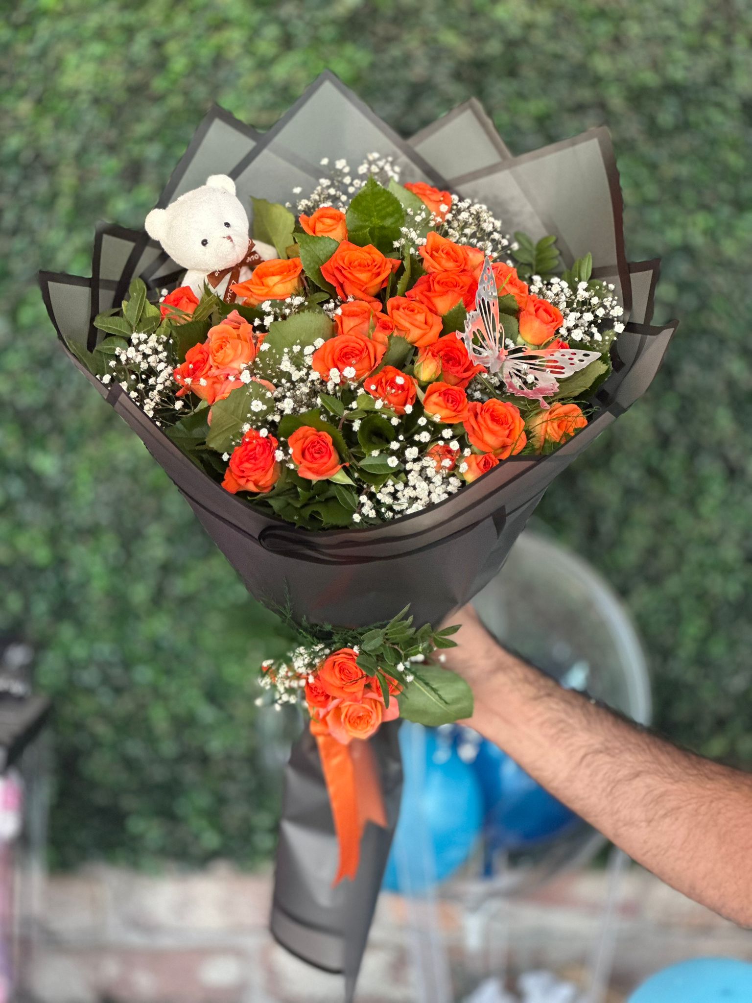 Karşıyaka Karşıyaka Turuncu Çardak Gül Buketi